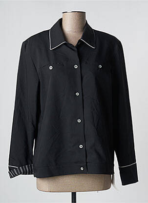 Jachete casual buzunare negru HUCKE WOMAN femeie