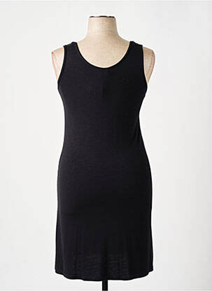 Rochie midi fără mâneci fără mâneci negru VANIA femeie