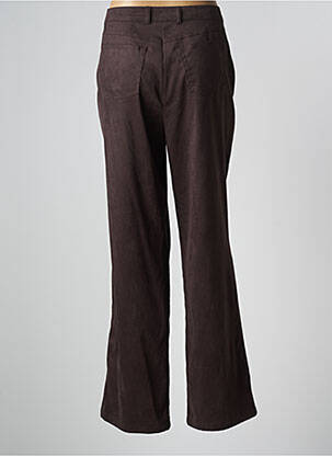 Pantalon drept elasticitate mărime normală maro DUO femeie