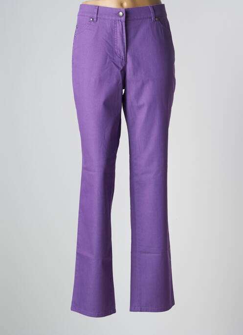 Blugi cu croială dreaptă violet LEBEK femeie