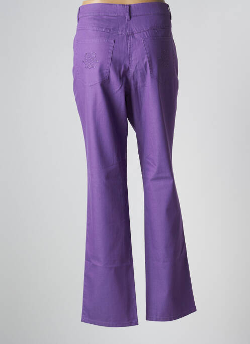 Blugi cu croială dreaptă violet LEBEK femeie