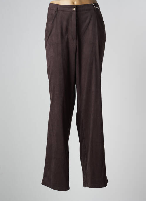 Pantalon drept maro DUO femeie