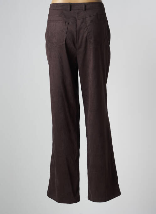 Pantalon drept maro DUO femeie