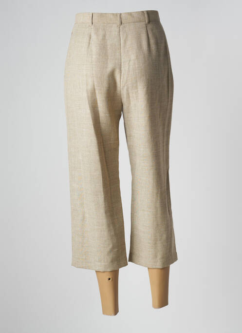 Pantalon trei sferturi bej PAUSE CAFE femeie