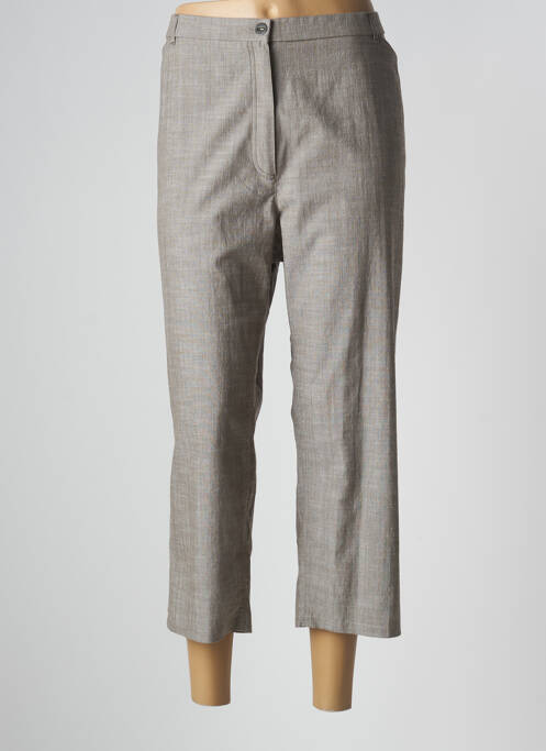 Pantalon trei sferturi croială dreaptă mărime normală gri KARTING femme