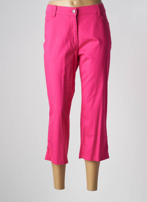 Pantalon trei sferturi roz LEBEK femeie