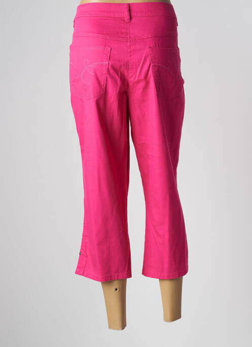 Pantalon trei sferturi roz LEBEK femeie