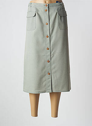 Fustă midi verde LISA CHESNAY femeie