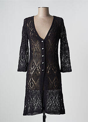 Vestă cu mâneci lungi negru PAUSE CAFE femeie