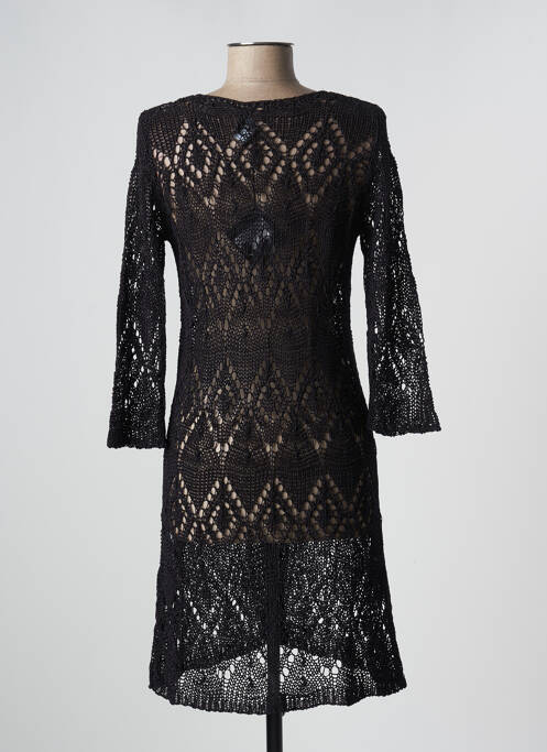 Vestă cu mâneci lungi negru PAUSE CAFE femeie