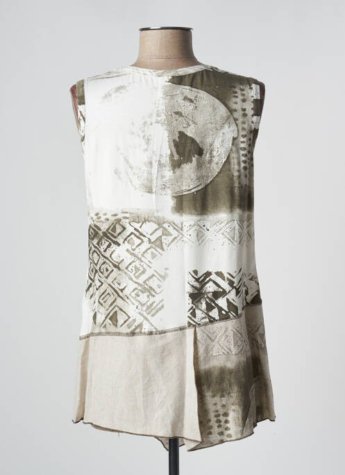 Top alb PAUSE CAFE femeie