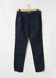 Pantalon chino închidere cu fermoar sub clapetă cu nasturi mărime normală albastru DE.CORP BY ESPRIT femme
