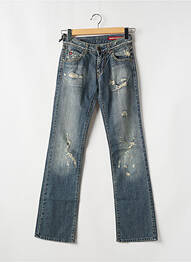 Blugi bootcut buzunare talie joasă albastru MISS SIXTY femeie