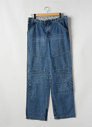 Blugi cu croială largă albastru TWO ANGLE bărbat