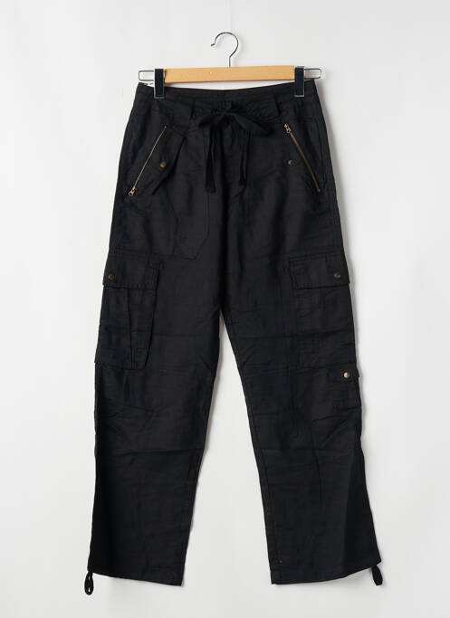 Pantalon drept negru KANA BEACH femeie