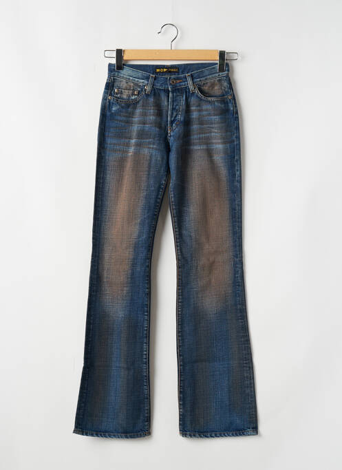 Blugi cu croială dreaptă albastru RWD femeie