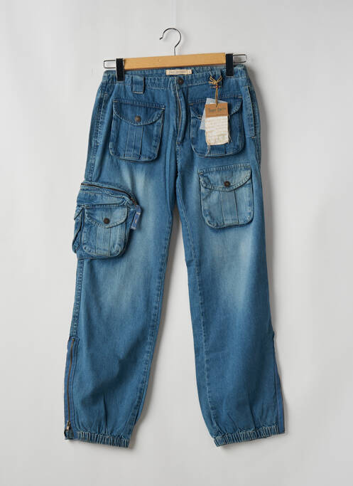 Blugi cu croială dreaptă albastru TEDDY SMITH femeie