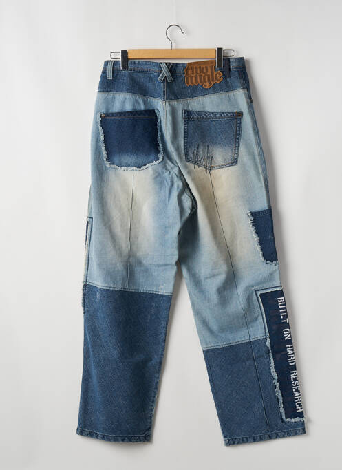 Blugi cu croială largă albastru TWO ANGLE bărbat