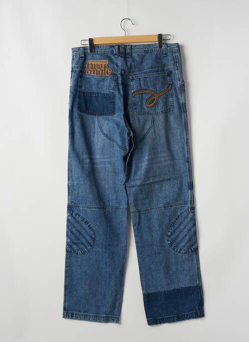 Blugi cu croială largă albastru TWO ANGLE bărbat