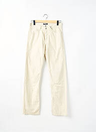 Pantalon drept țesătură poplin mărime normală bej TEDDY SMITH homme