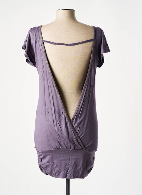 Tunică mâneci scurte violet GOLDDIGGA femeie