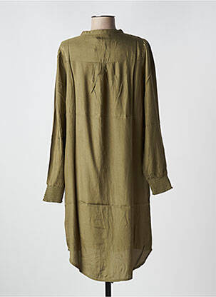 Rochie midi mâneci lungi mâneci lungi verde CREAM femeie