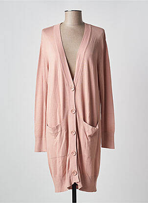 Vestă cu mâneci lungi roz ICHI femeie