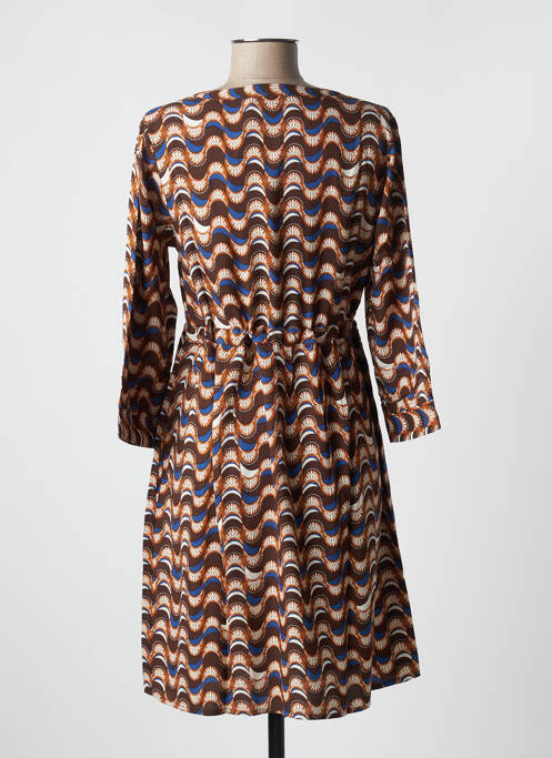 Rochie scurtă maro CREAM femeie