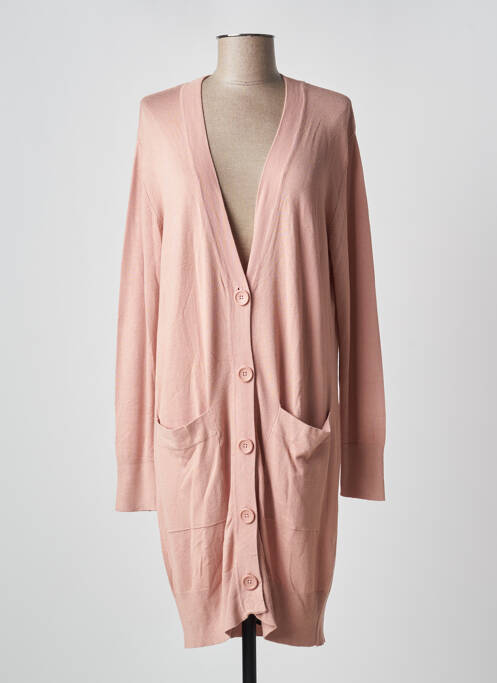 Vestă cu mâneci lungi roz ICHI femeie