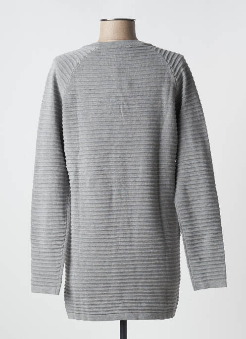 Vestă cu mâneci lungi gri ICHI femeie