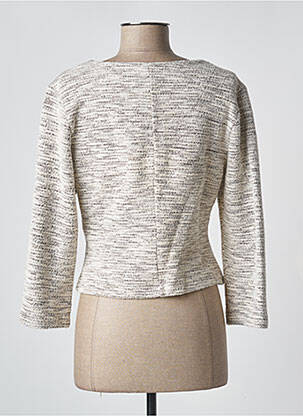 Jachete casual guler rotund bej CREAM femeie