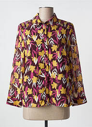 Cămașă imprimeu floral mâneci lungi violet VERO MODA femme