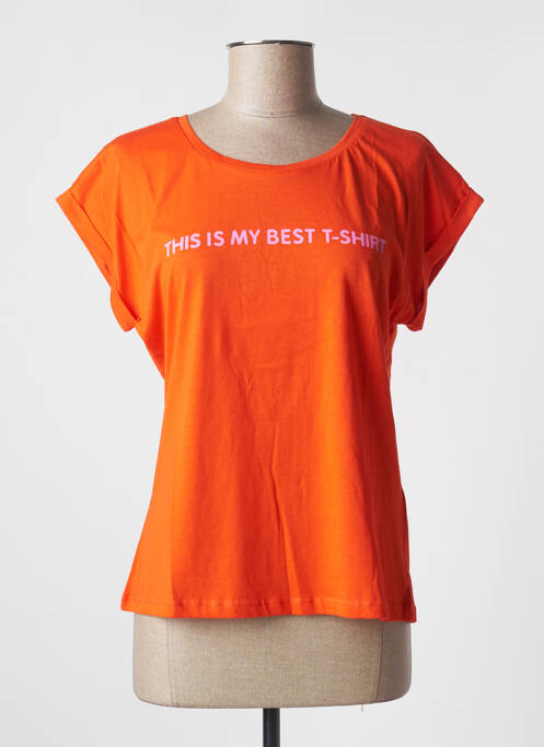 Tricou portocaliu CREAM femeie