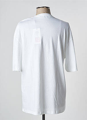 Tricou croială cambrată mâneci scurte alb JACK & JONES bărbat