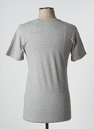 Tricou croială cambrată mâneci scurte gri JACK & JONES bărbat