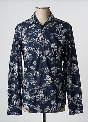 Cămașă cu mâneci lungi albastru SEIDEN STICKER bărbat