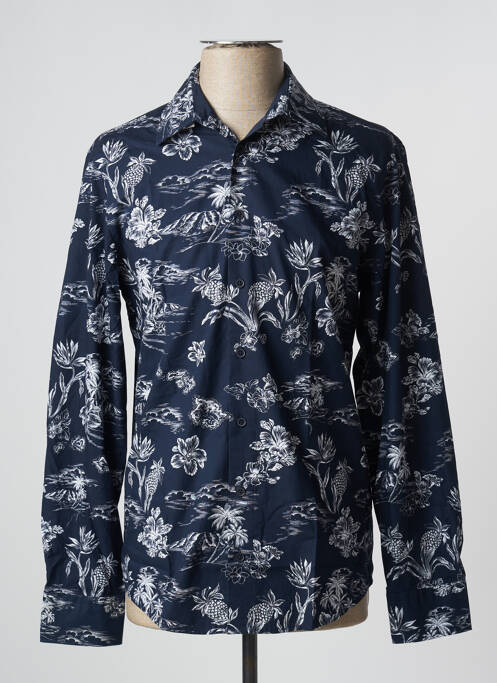 Cămașă cu mâneci lungi albastru SEIDEN STICKER bărbat