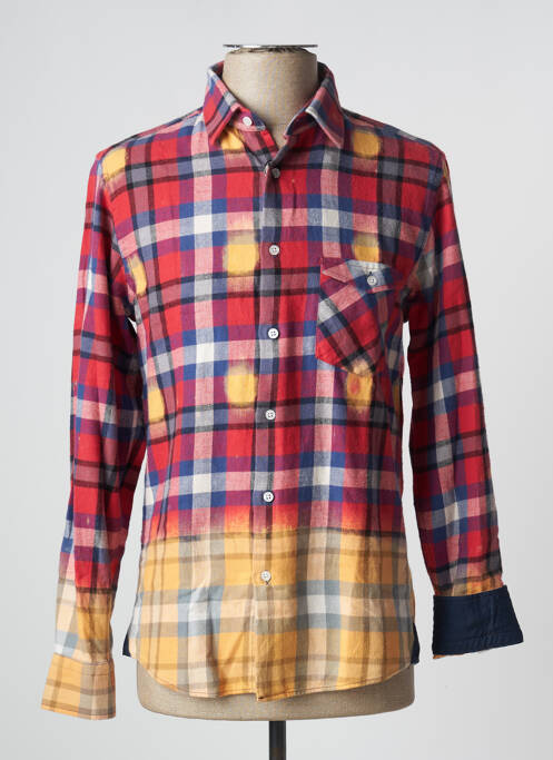 Cămașă cu mâneci lungi roșu RECYCLED bărbat