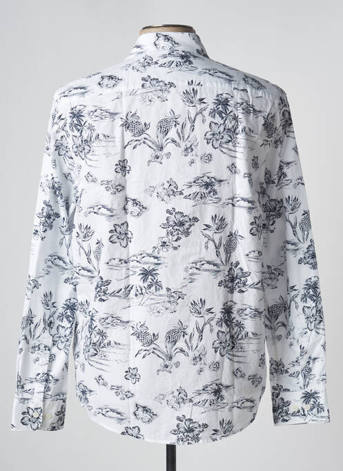 Cămașă cu mâneci lungi alb SEIDEN STICKER bărbat