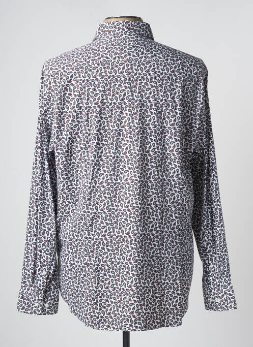 Cămașă cu mâneci lungi alb SEIDEN STICKER bărbat