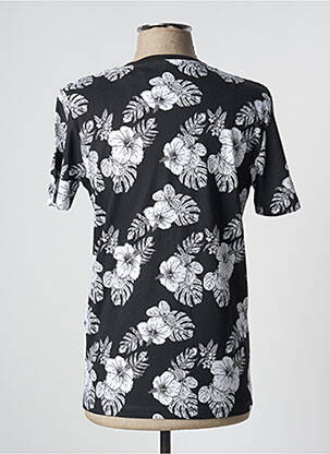 Tricou croială dreaptă mâneci scurte negru JACK & JONES bărbat