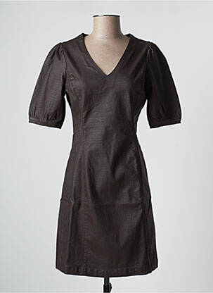 Rochie scurtă maro CREAM femeie