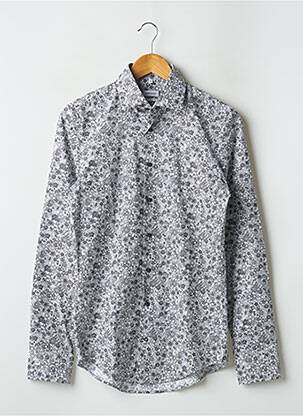 Cămașă cu mâneci lungi alb SEIDEN STICKER bărbat