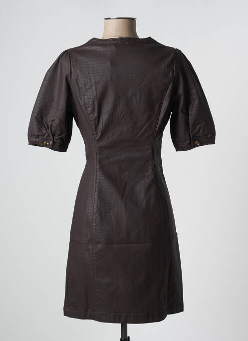 Rochie scurtă maro CREAM femeie