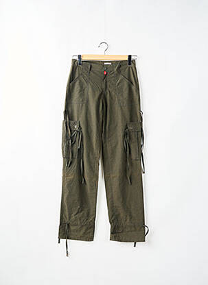 Pantalon cargo croială dreaptă mărime normală verde BE YOU K femeie