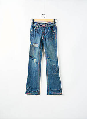 Blugi cu croială dreaptă albastru TEDDY SMITH femeie