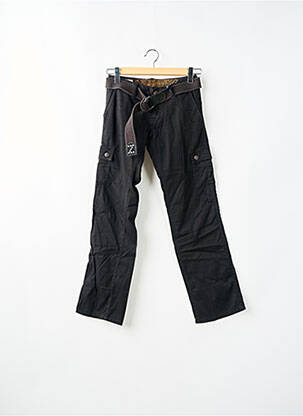 Pantalon drept închidere cu fermoar sub clapetă cu nasturi mărime normală negru Z.BRAND femeie