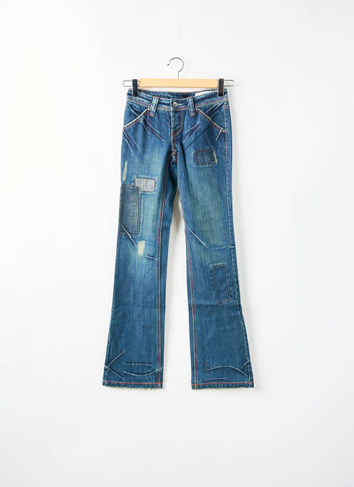 Blugi cu croială dreaptă albastru TEDDY SMITH femeie