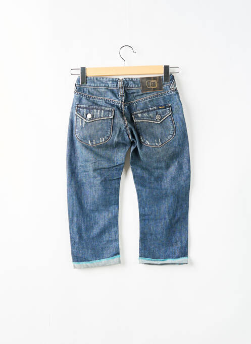 Pantalon trei sferturi albastru TEDDY SMITH femeie