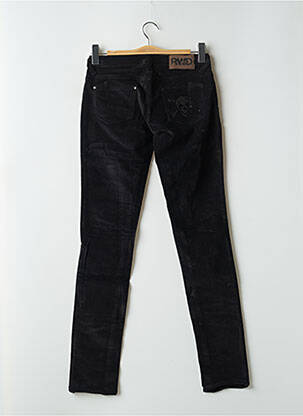 Pantalon slim talie joasă talie joasă negru RWD femeie